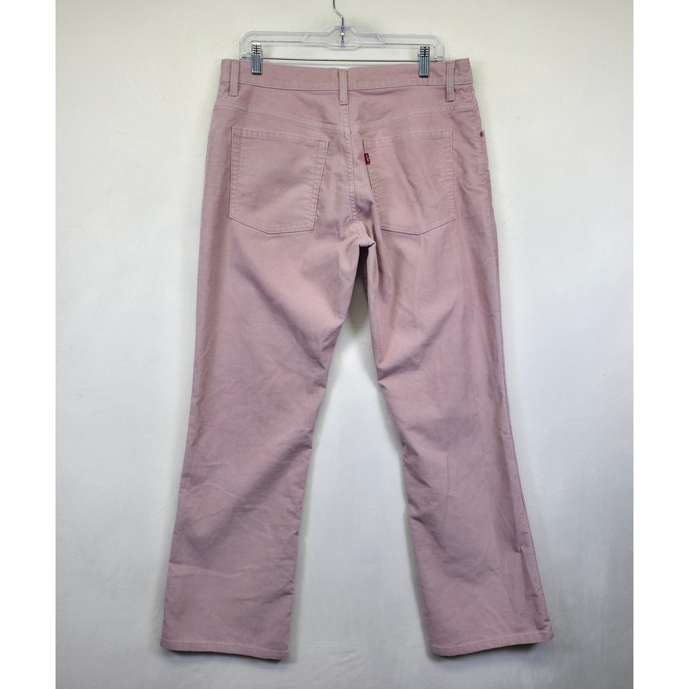 Levi's 550 Relaxed Boot Cut Corduroy Women's Pants Mauve Size 14M - Picture 3 of 14